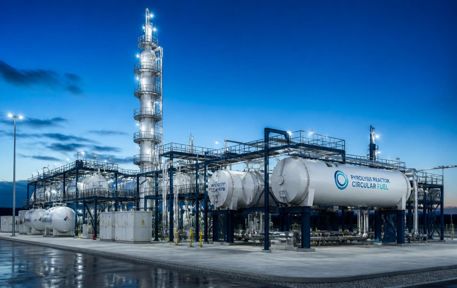 Engineering render of Plastic Circular Fuels